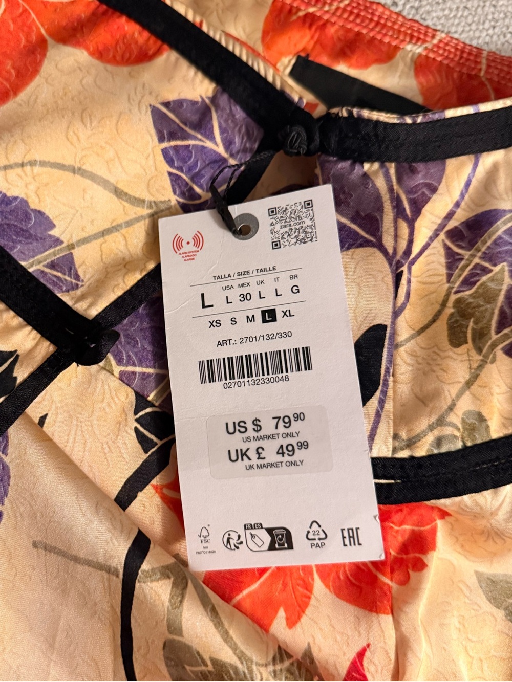 ZW COLLECTION FLORAL SARONG
SKIRT - Multicolored - Picture 3 of 11